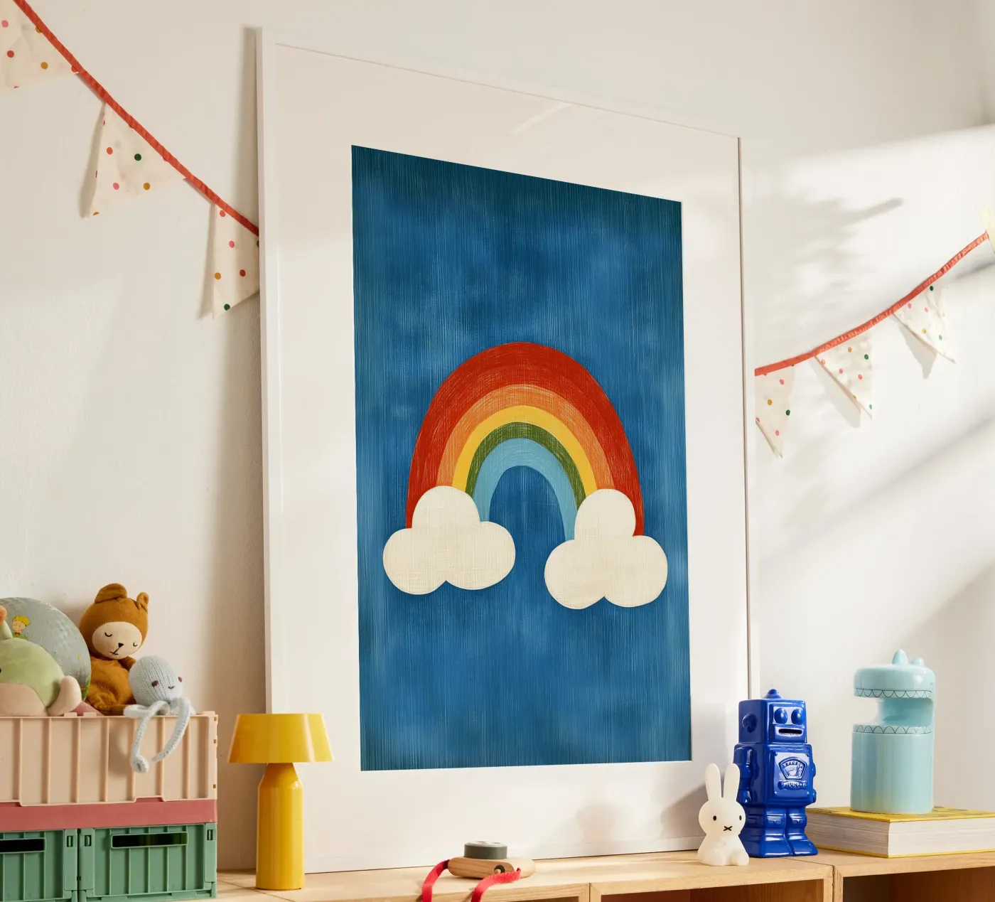 Regenbogen Poster von Curious Canvas