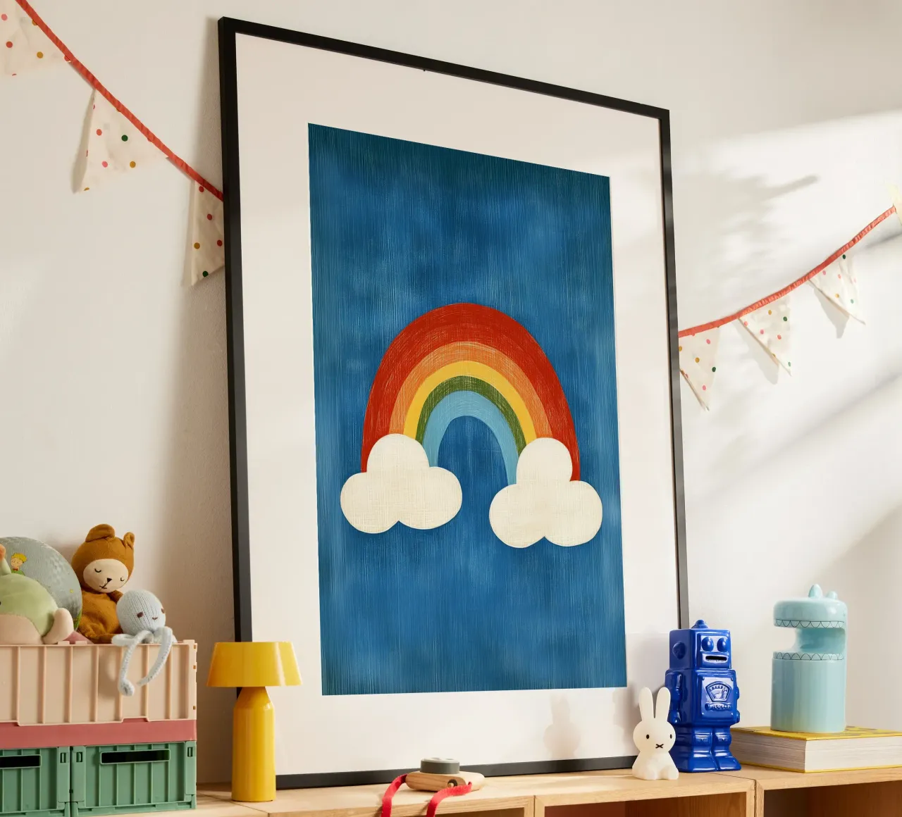 Rainbow poster by Curious Canvas
