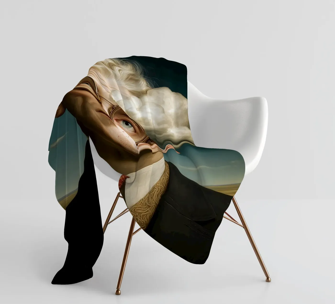 Mind Control fleece blanket by christephania