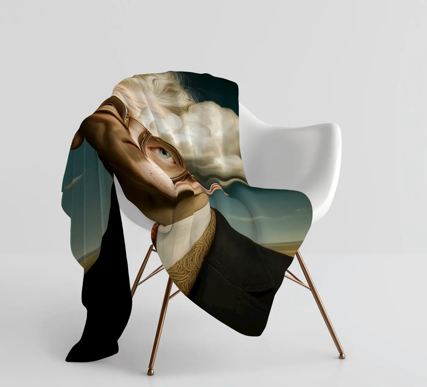 Mind Control fleece blanket by christephania