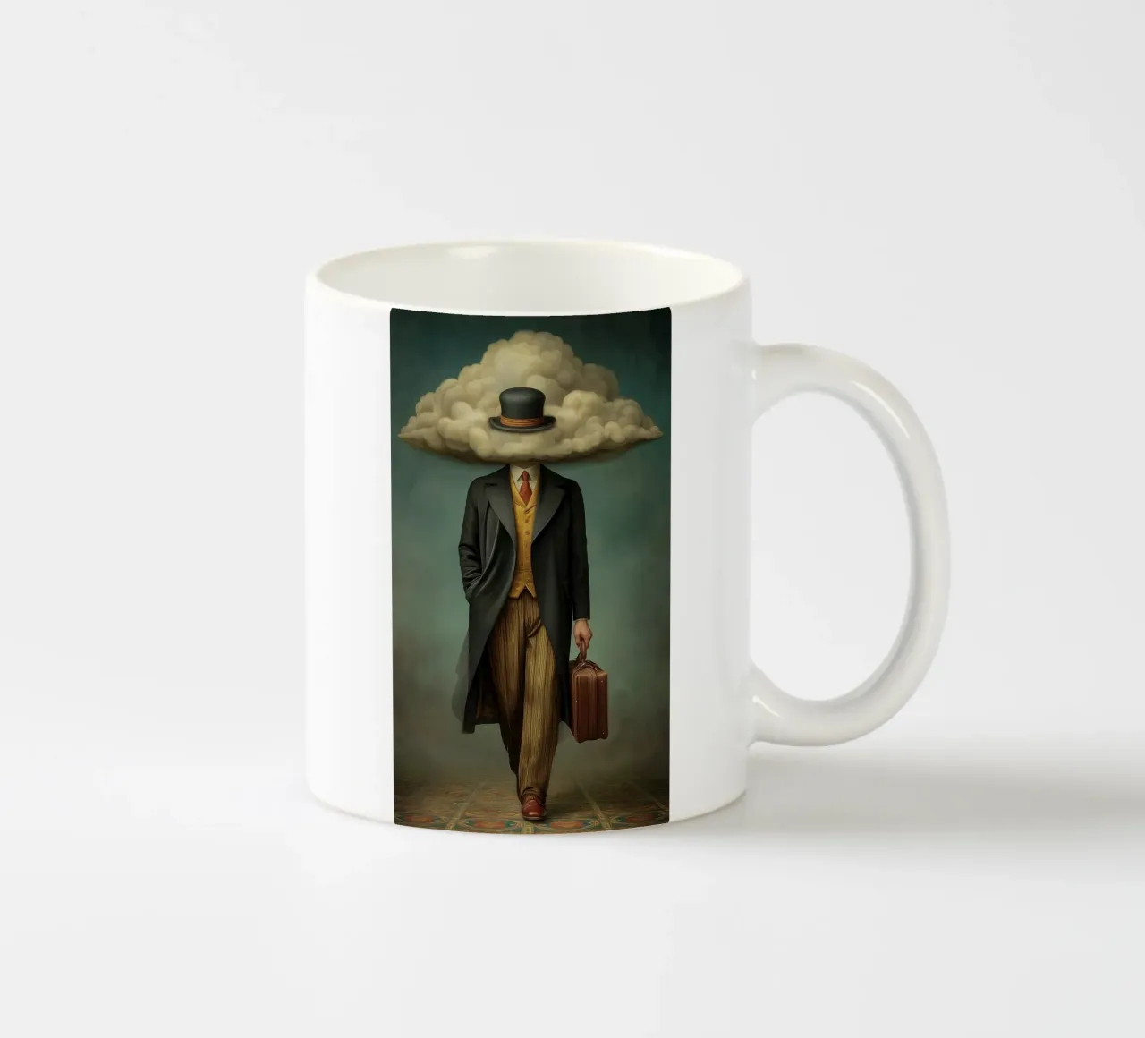 Thoughts tazza in ceramica da christephania