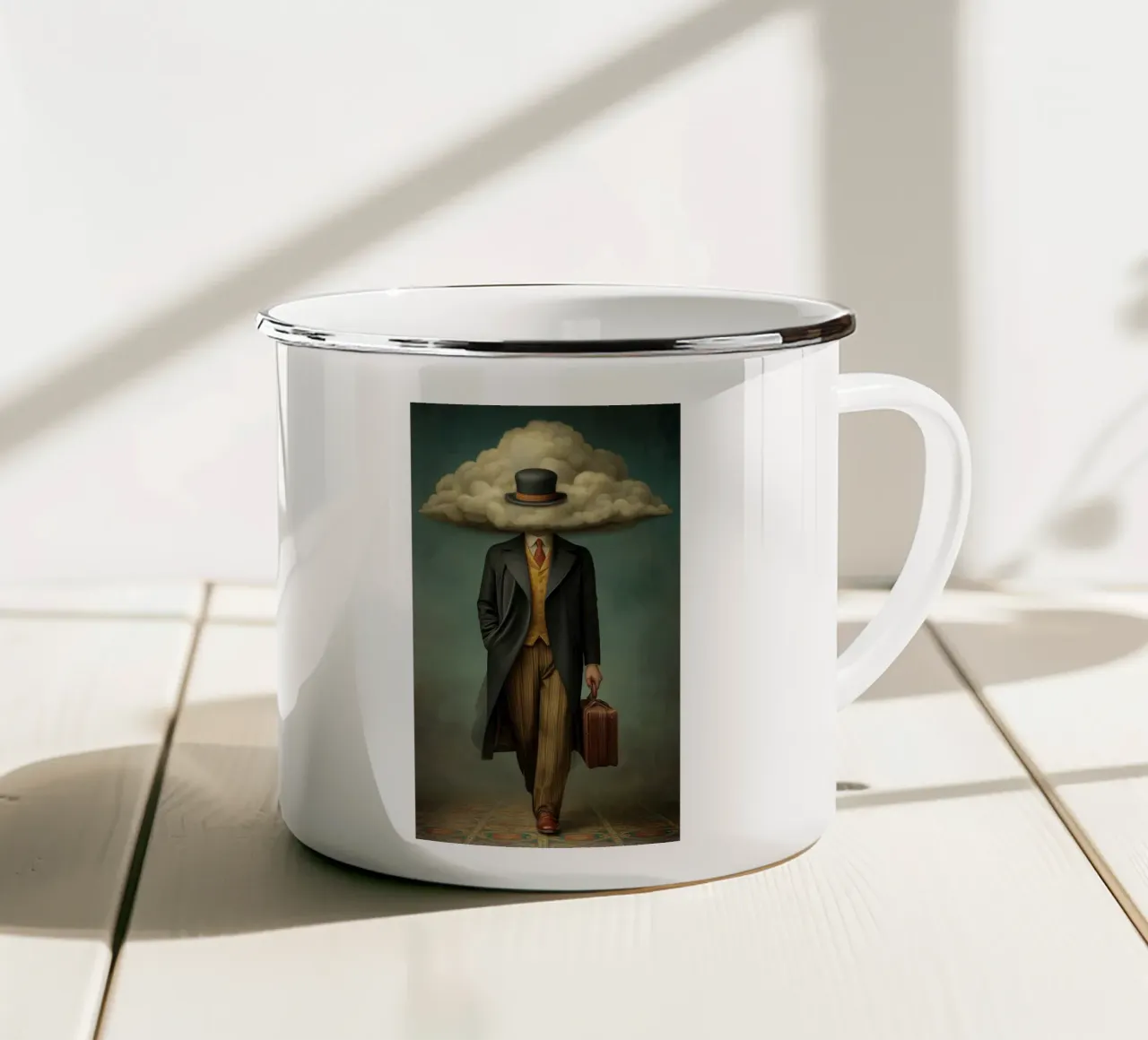 Thoughts tazza in smalto da christephania