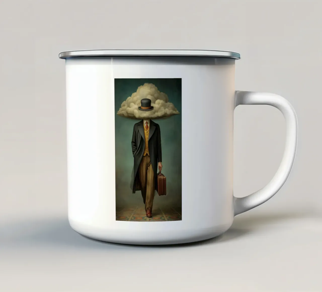 Thoughts tazza in smalto da christephania