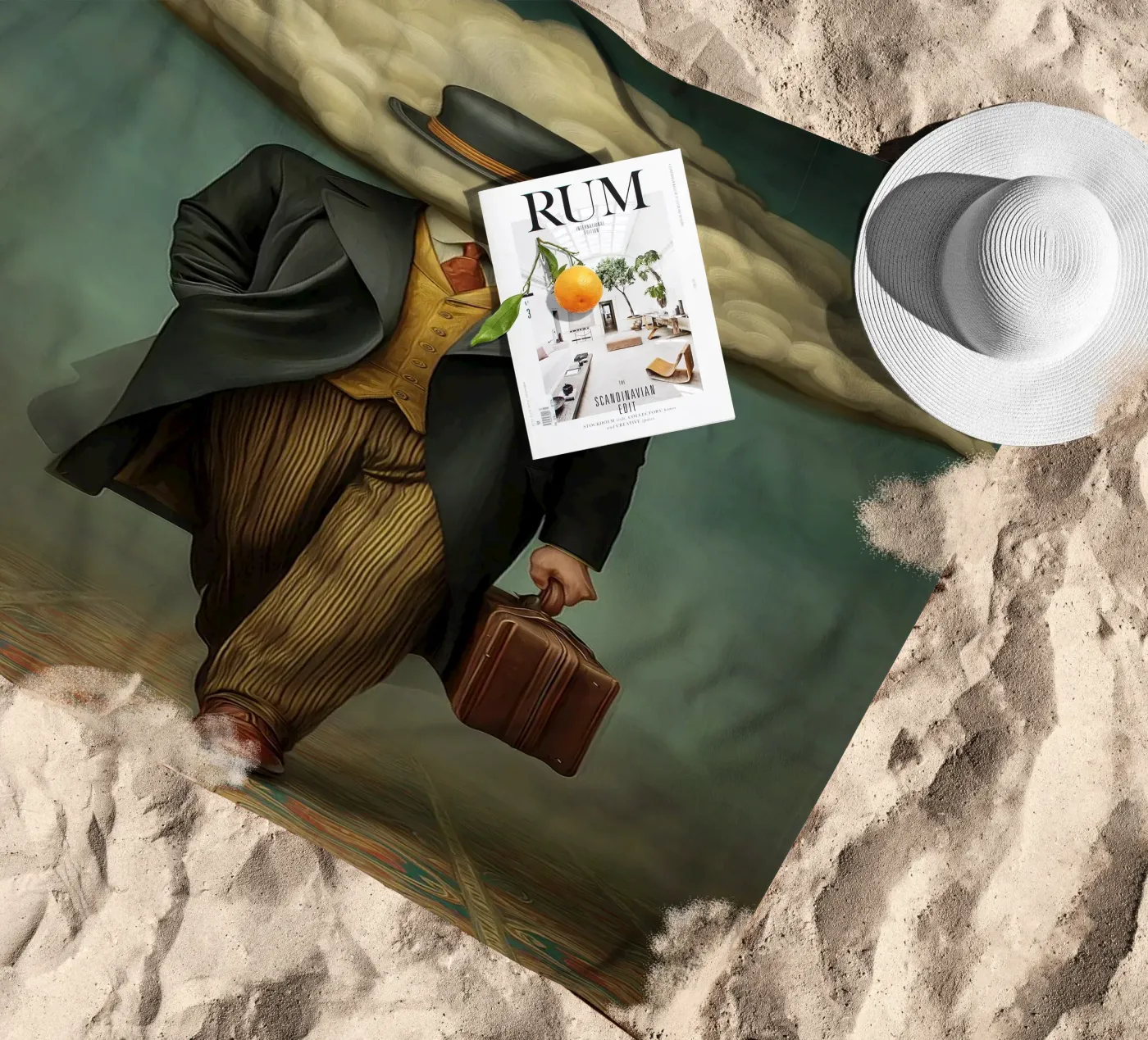 Thoughts Strandtuch von christephania