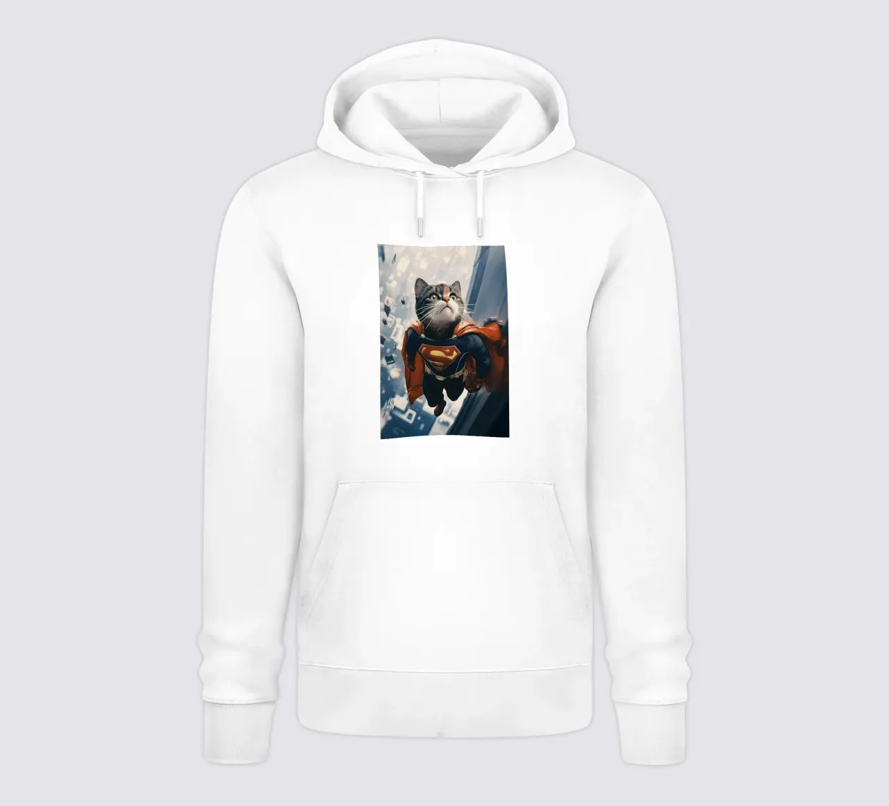 Supercat Nr. 02 felpa con cappuccio da lazydaypaper