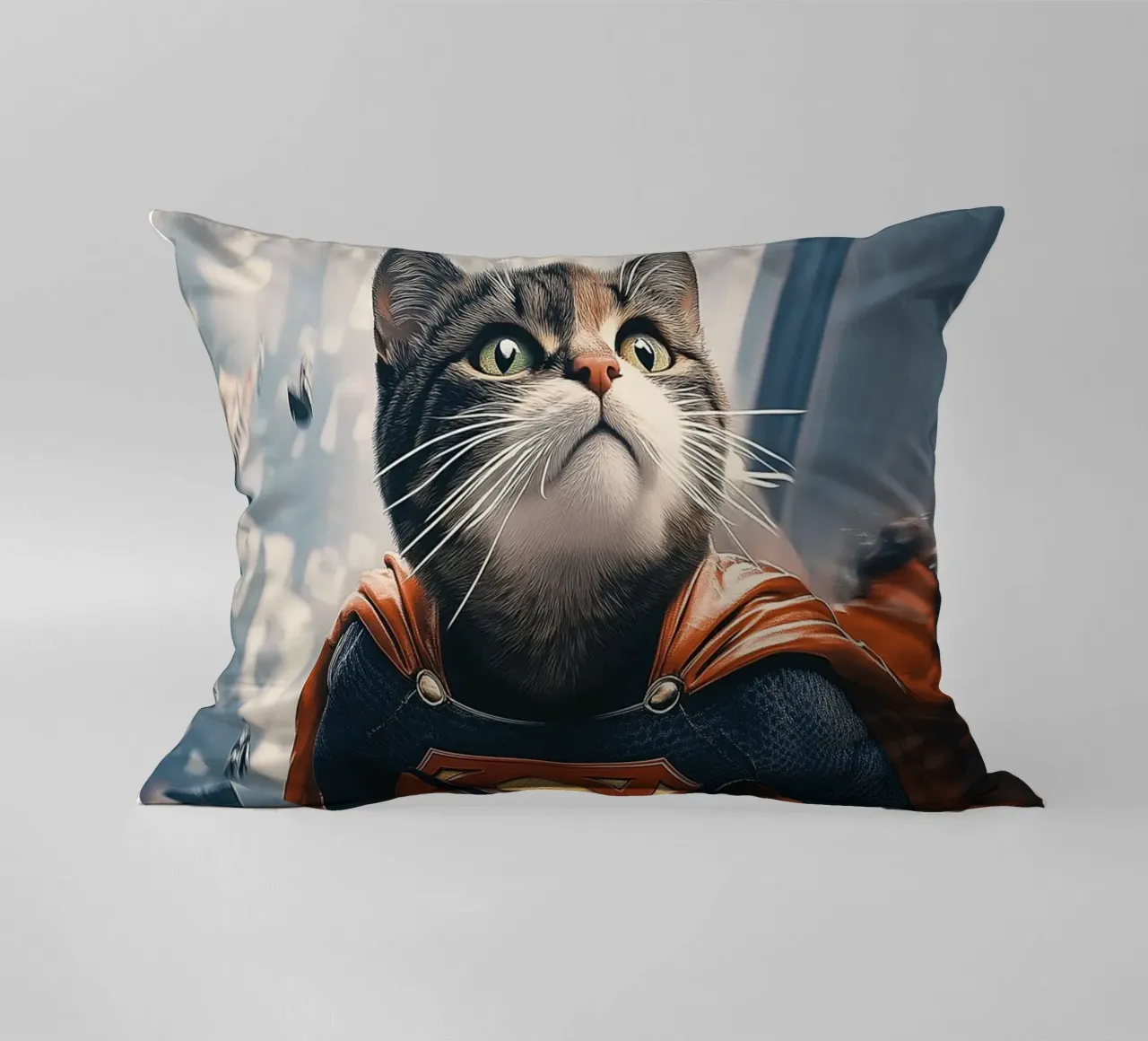 Supercat Nr. 02 cuscino da lazydaypaper