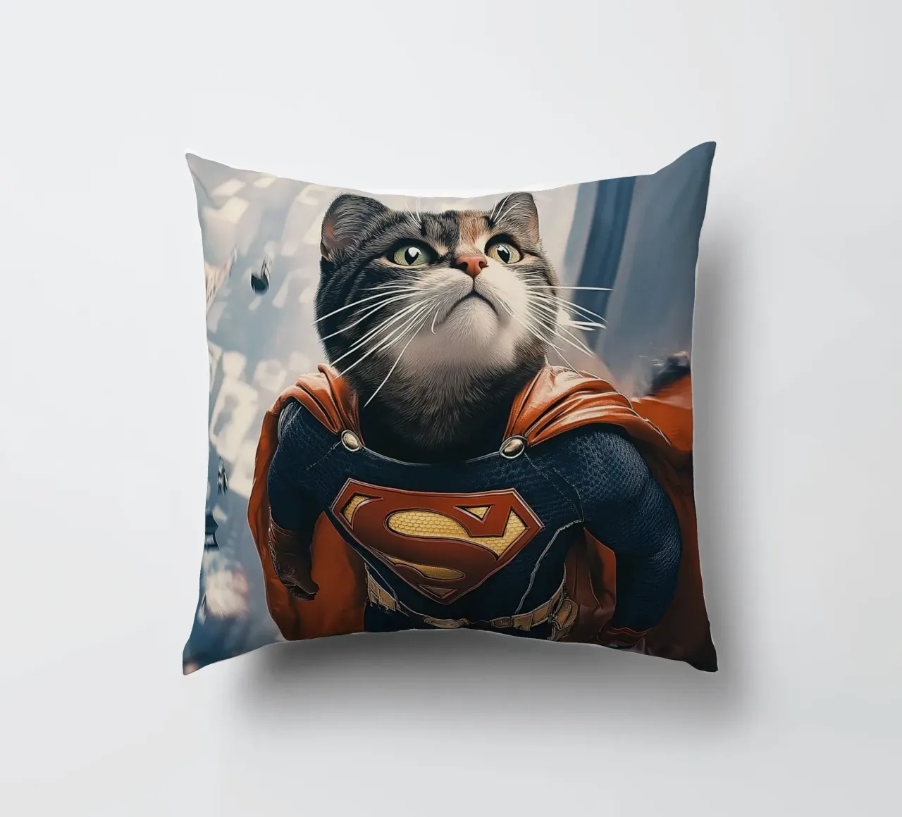 Supercat Nr. 02 cuscino da lazydaypaper
