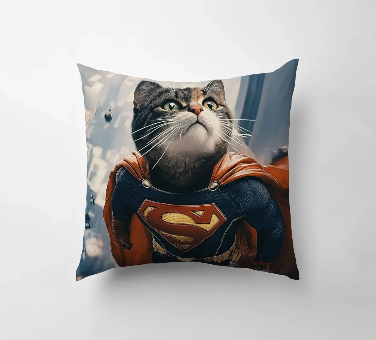 Supercat Nr. 02 cuscino da lazydaypaper