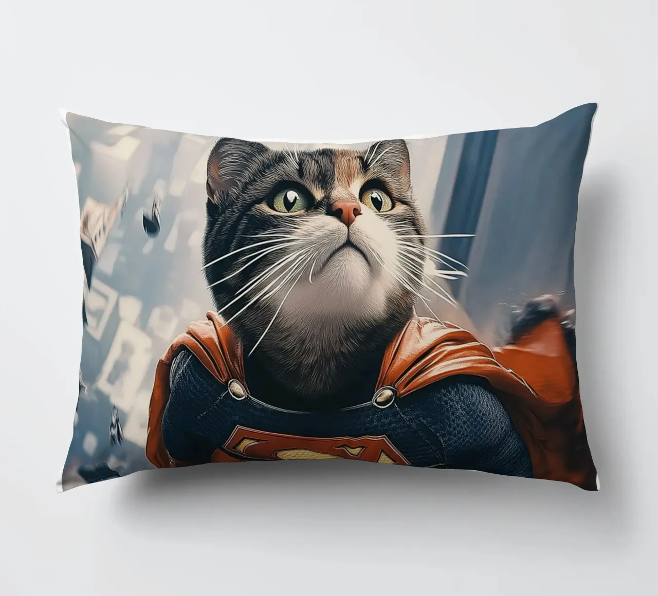 Supercat Nr. 02 cuscino da lazydaypaper