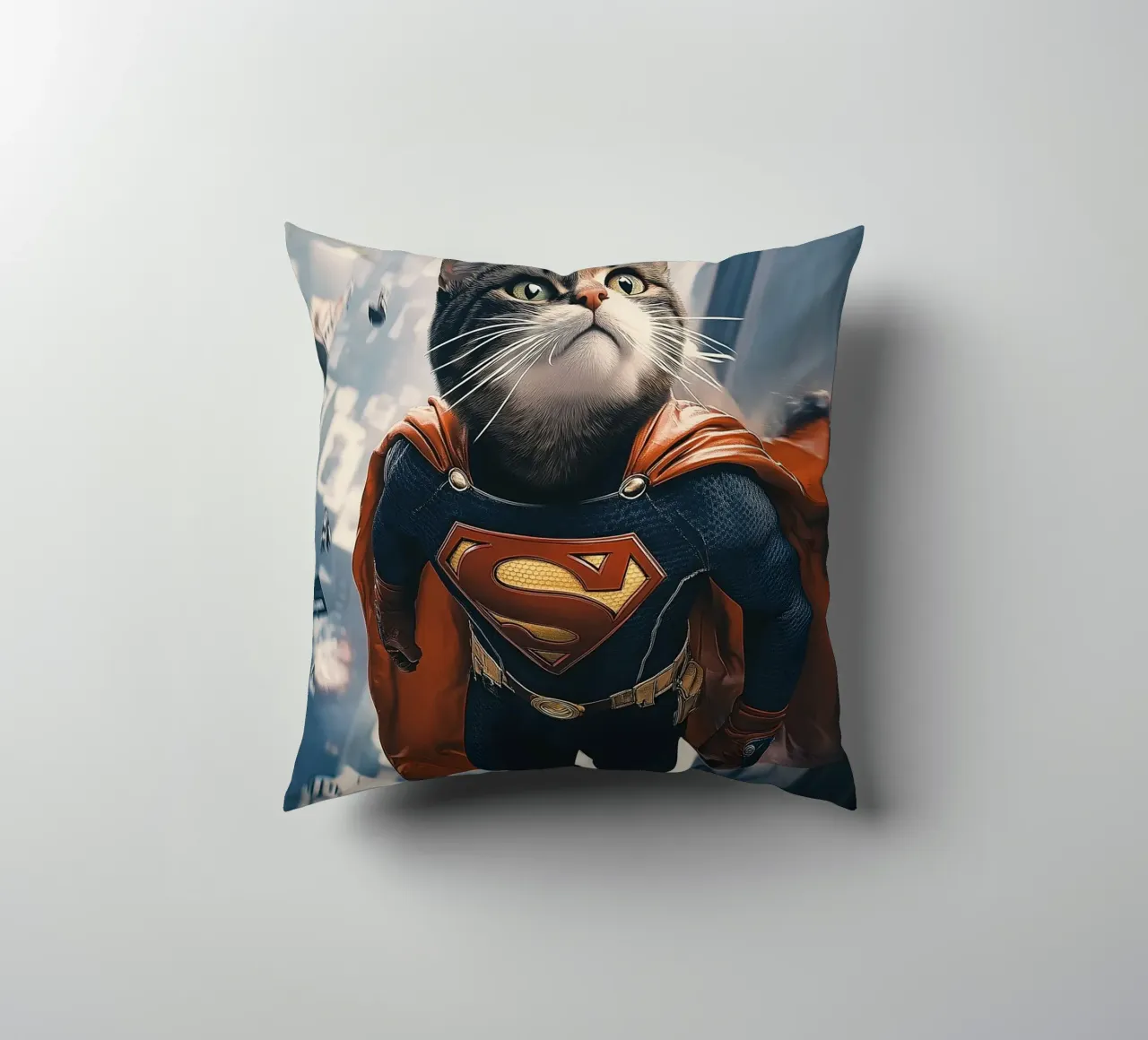 Supercat Nr. 02 cuscino da lazydaypaper