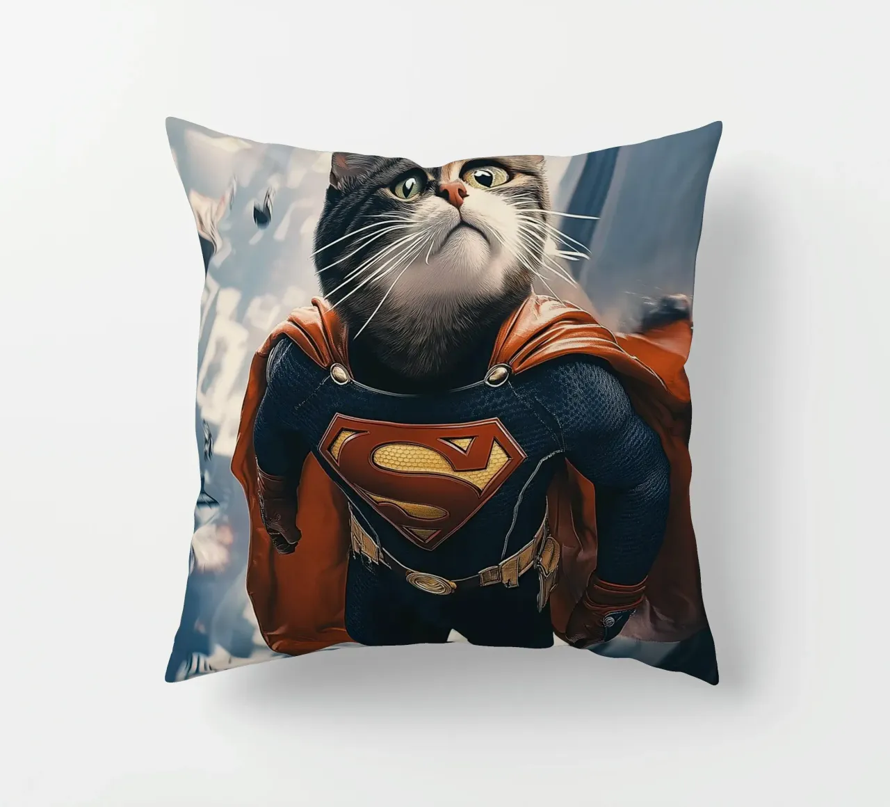 Supercat Nr. 02 cuscino da lazydaypaper