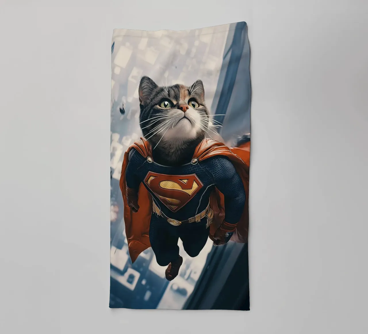 Supercat Nr. 02 asciugamano da bagno da lazydaypaper