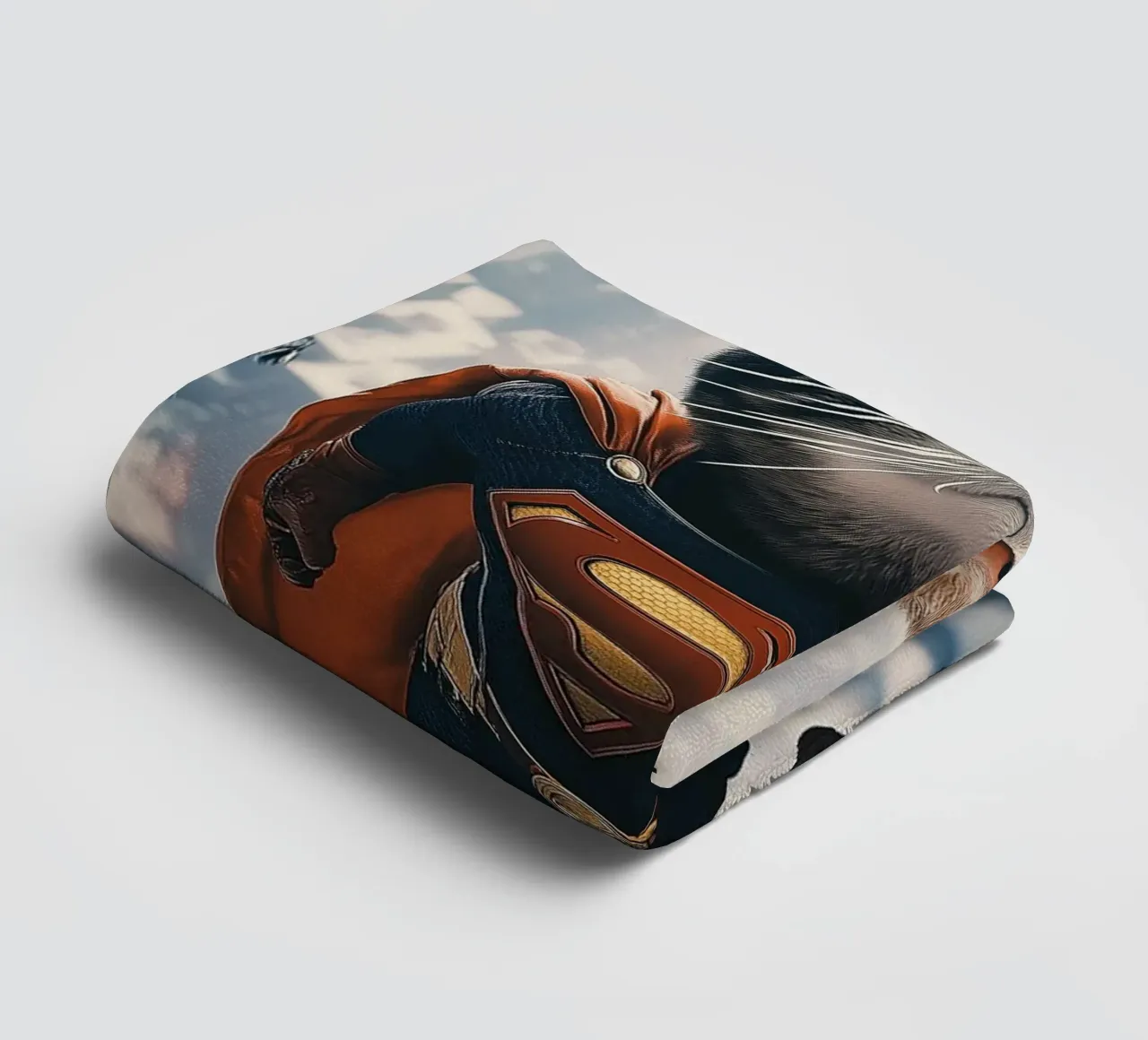 Supercat Nr. 02 asciugamano da bagno da lazydaypaper