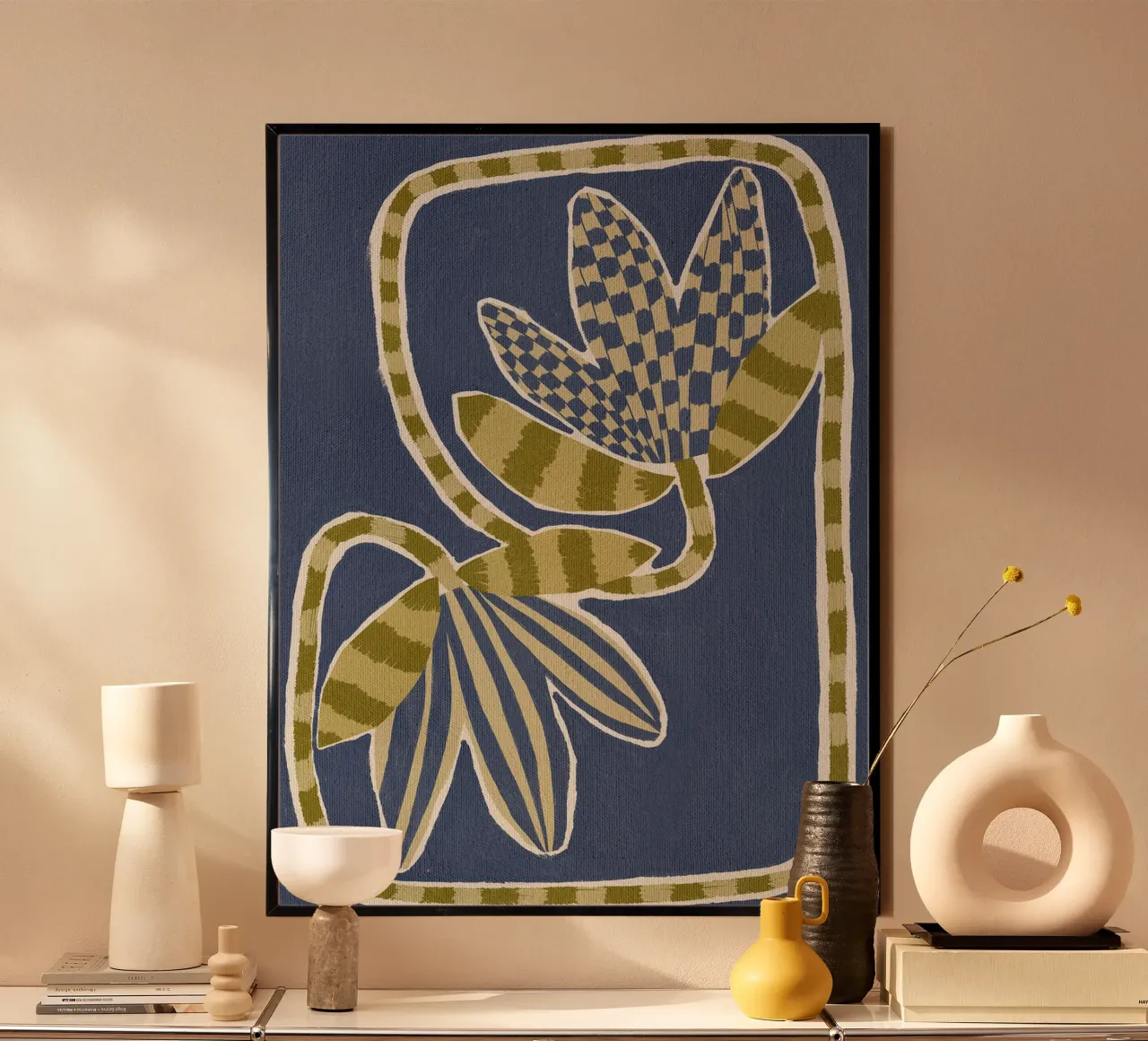 Delicate Bloom IV di Shatha Dafai poster con telaio in plastica da Linda Richardson