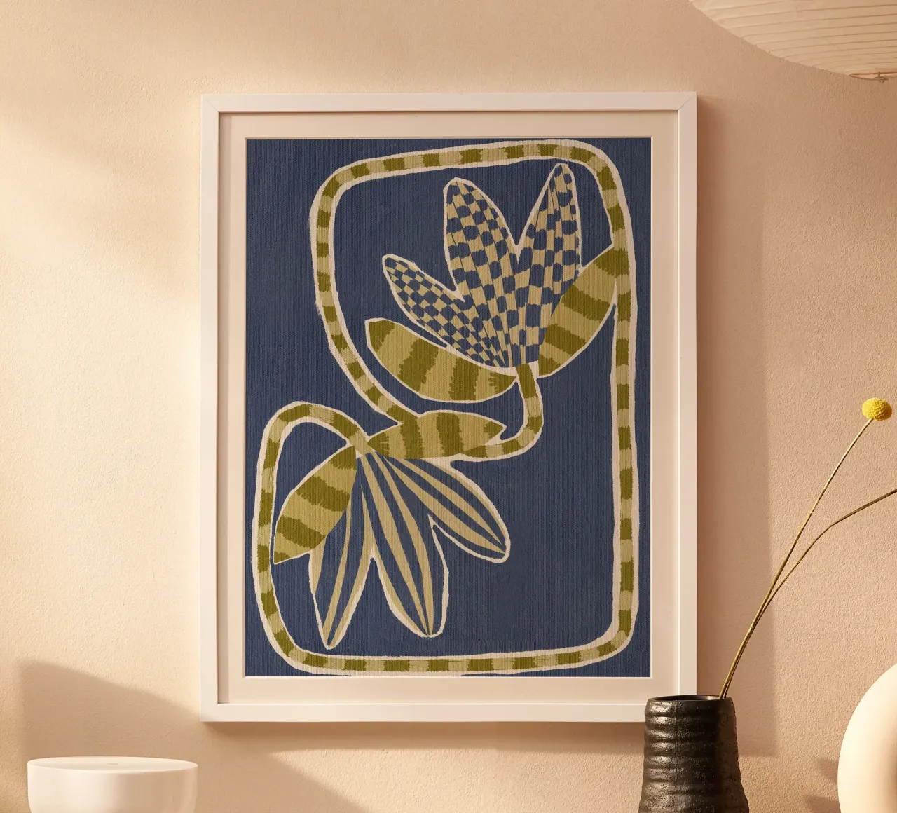 Delicate Bloom IV di Shatha Dafai poster con telaio in plastica da Linda Richardson