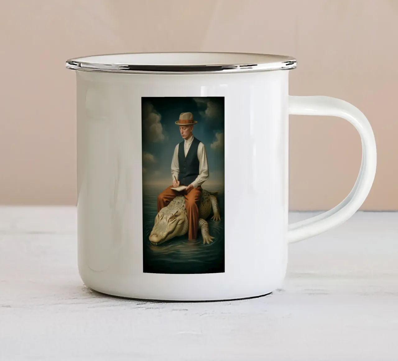 Memoir tazza in smalto da christephania