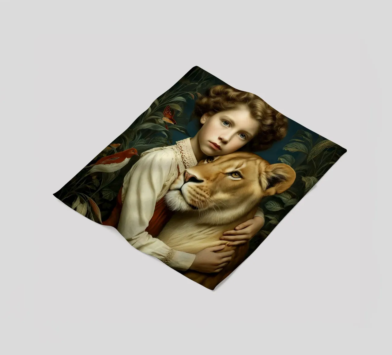 Maternal Instinct coperta in pile da christephania