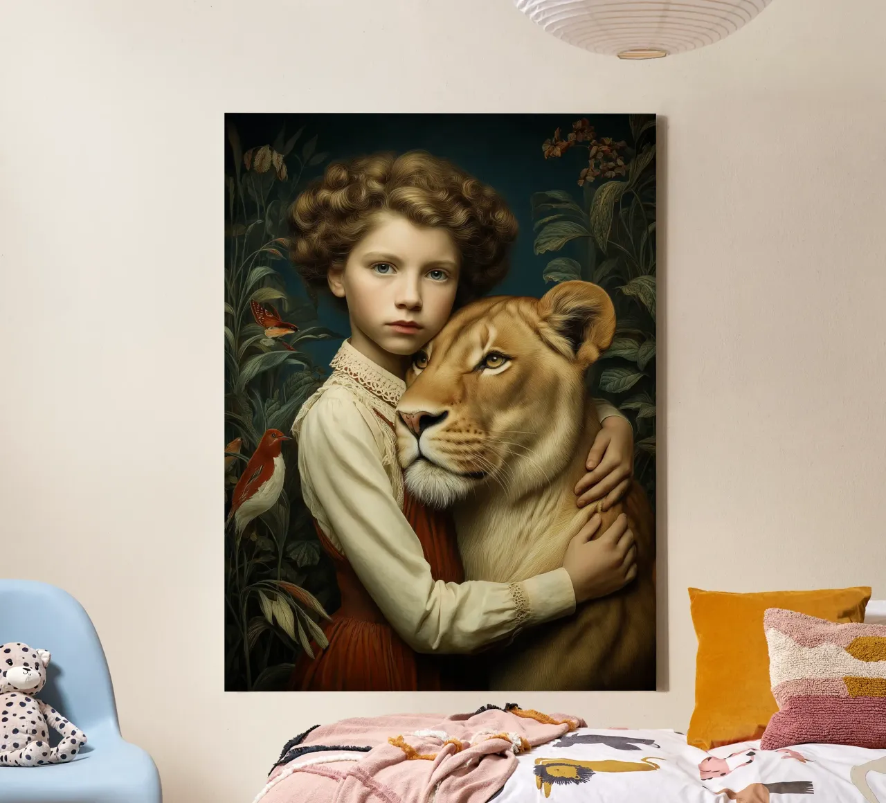 Maternal Instinct tela con Cornice a cassetta da christephania