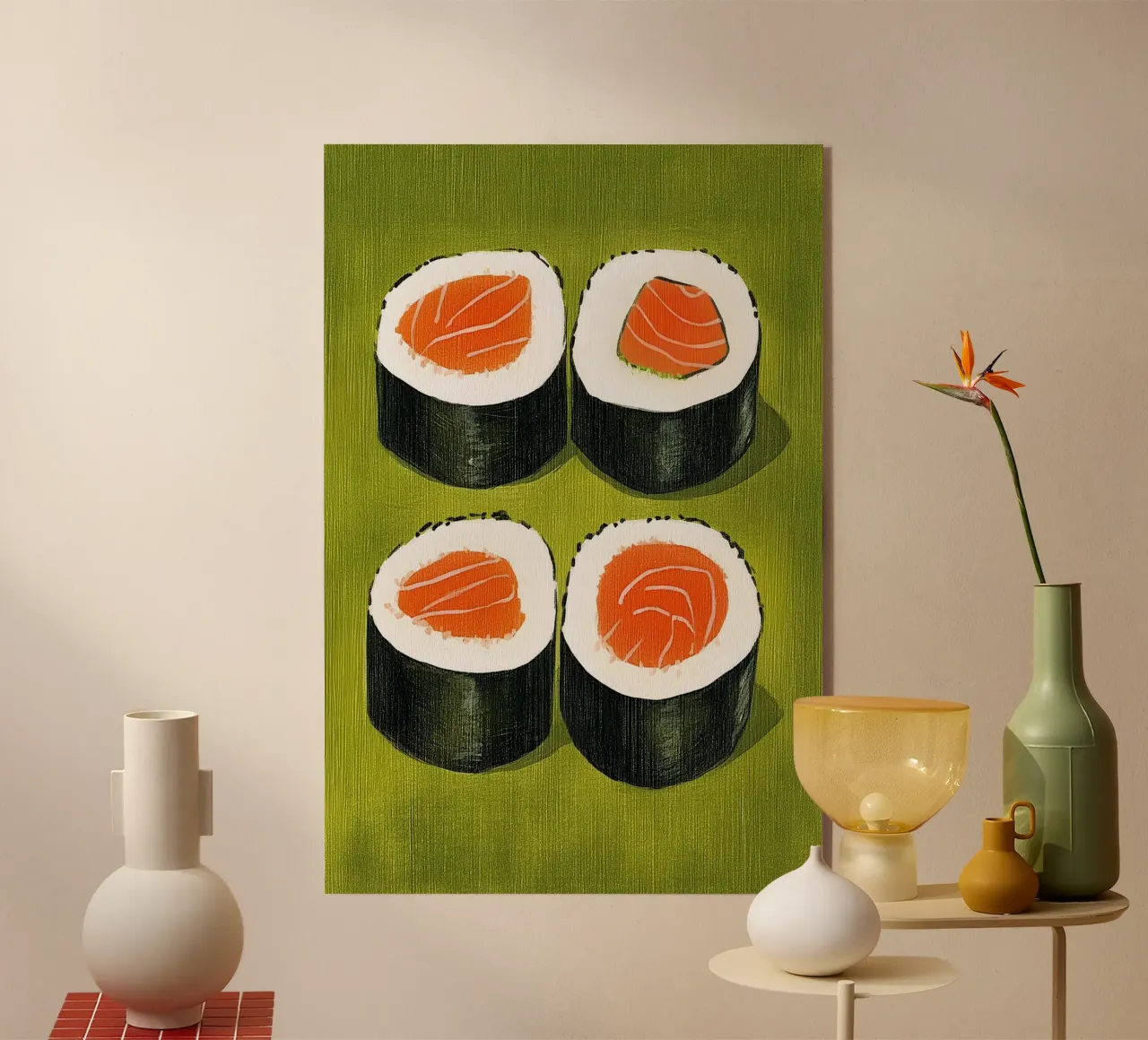 Sushi plexiglass da Curious Canvas