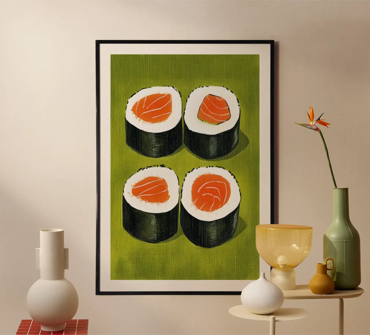 Sushi poster da Curious Canvas