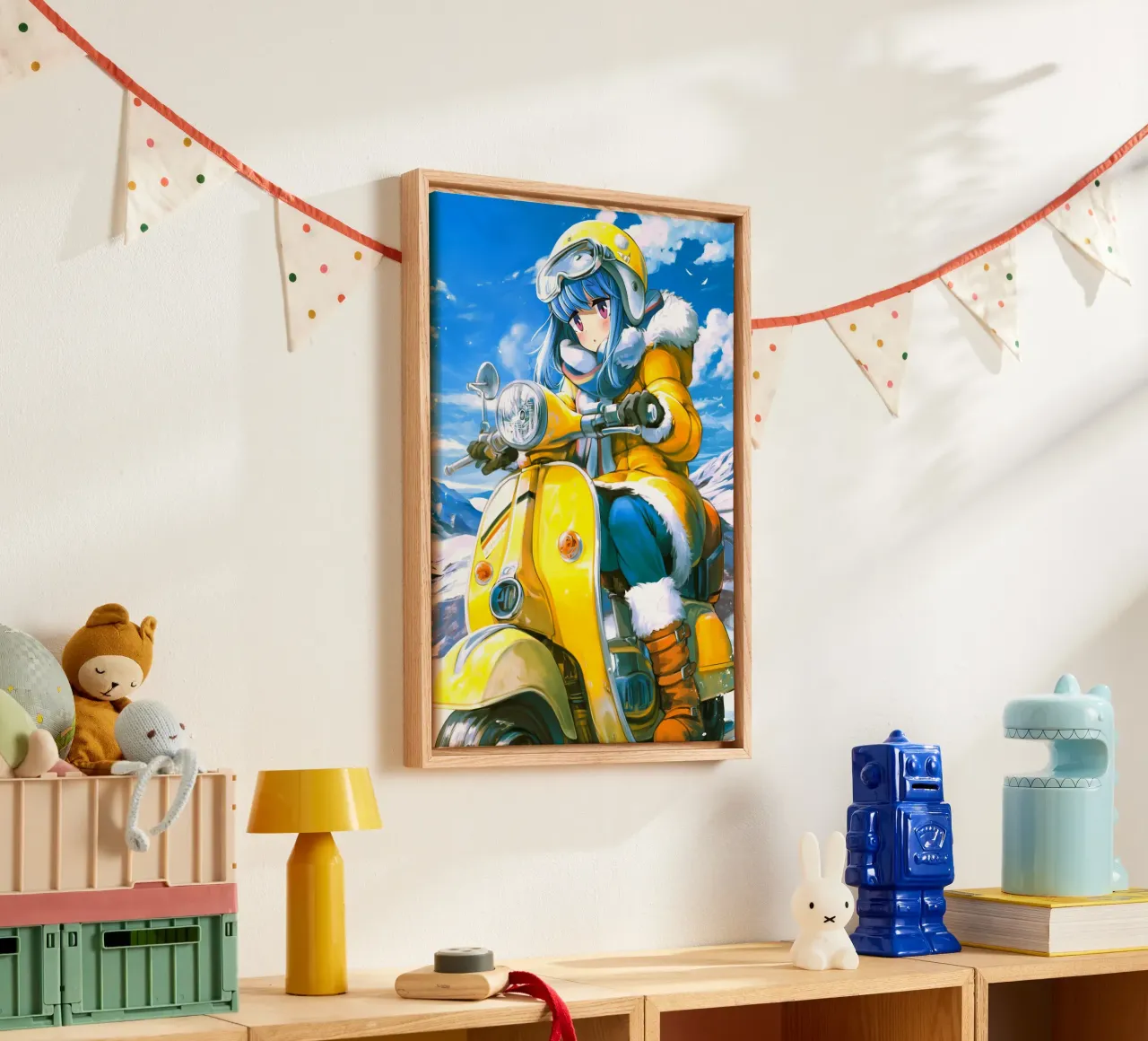 Shima Rin Yuru-kamp Laid Back-kamp canvas met Baklijst van Fleur de Lys