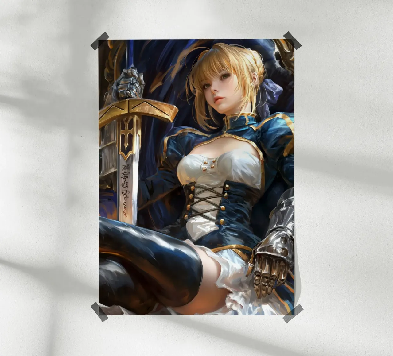 Serie Saber Fate poster da Stellar Creative