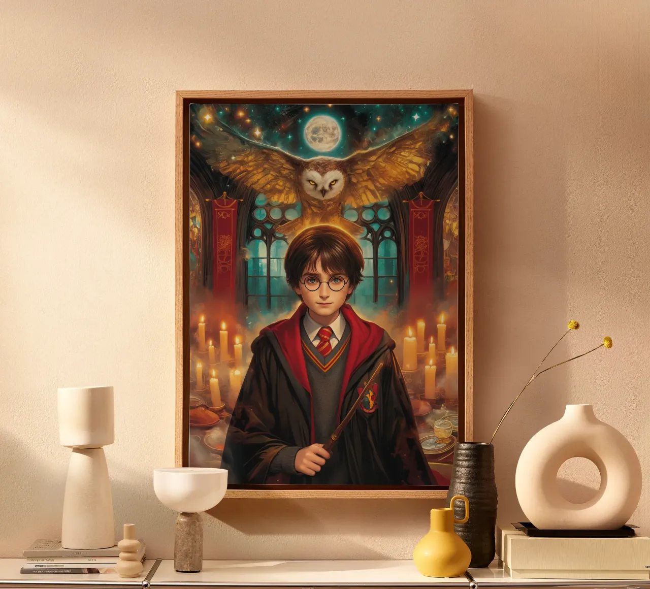 Harry Potter tela con Cornice a cassetta da Stellar Creative