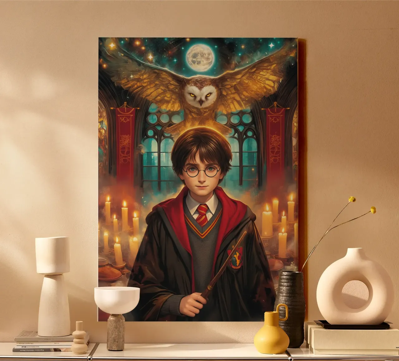 Harry Potter tela con Cornice a cassetta da Stellar Creative