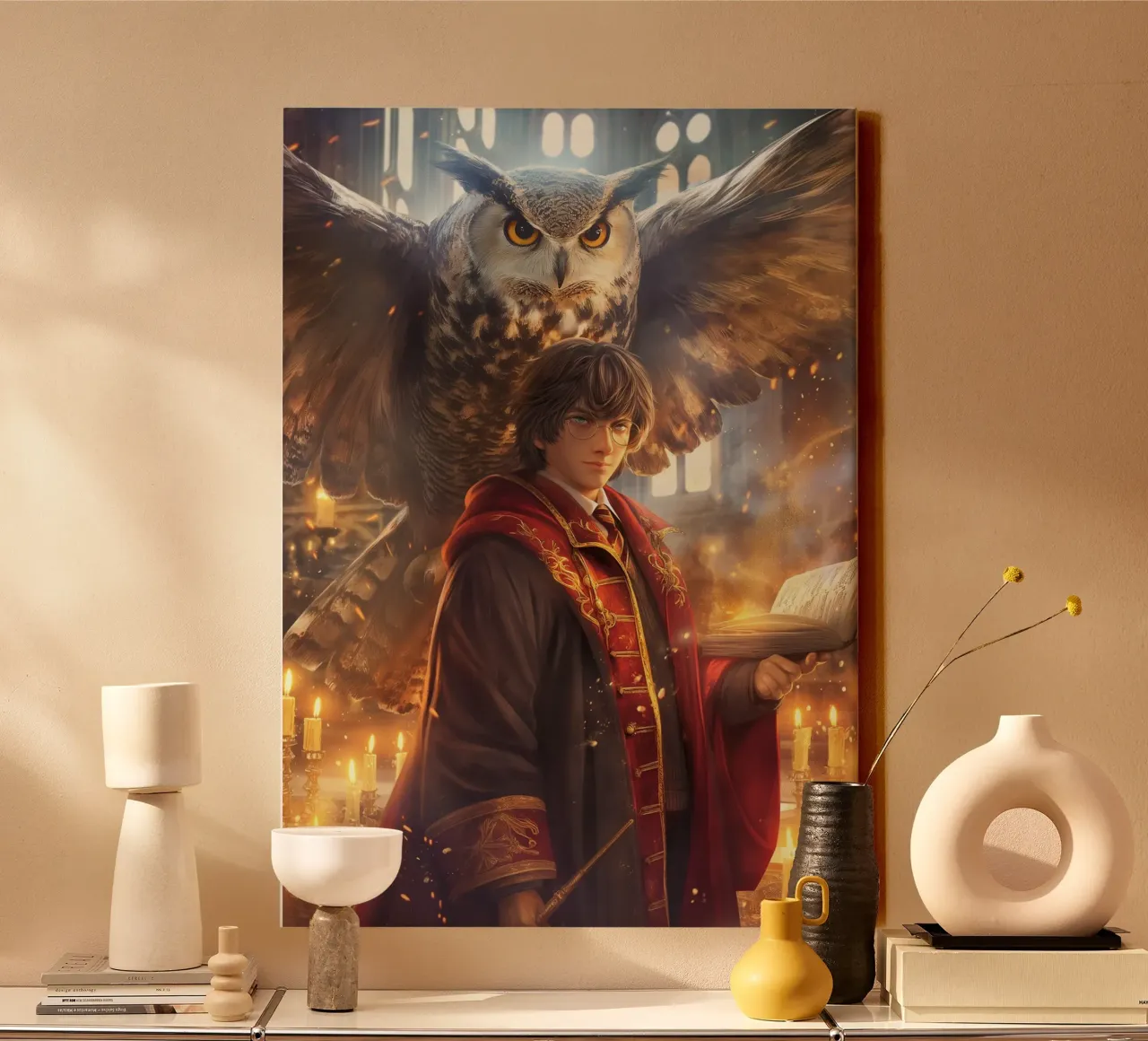 Harry Potter tela con Cornice a cassetta da Stellar Creative