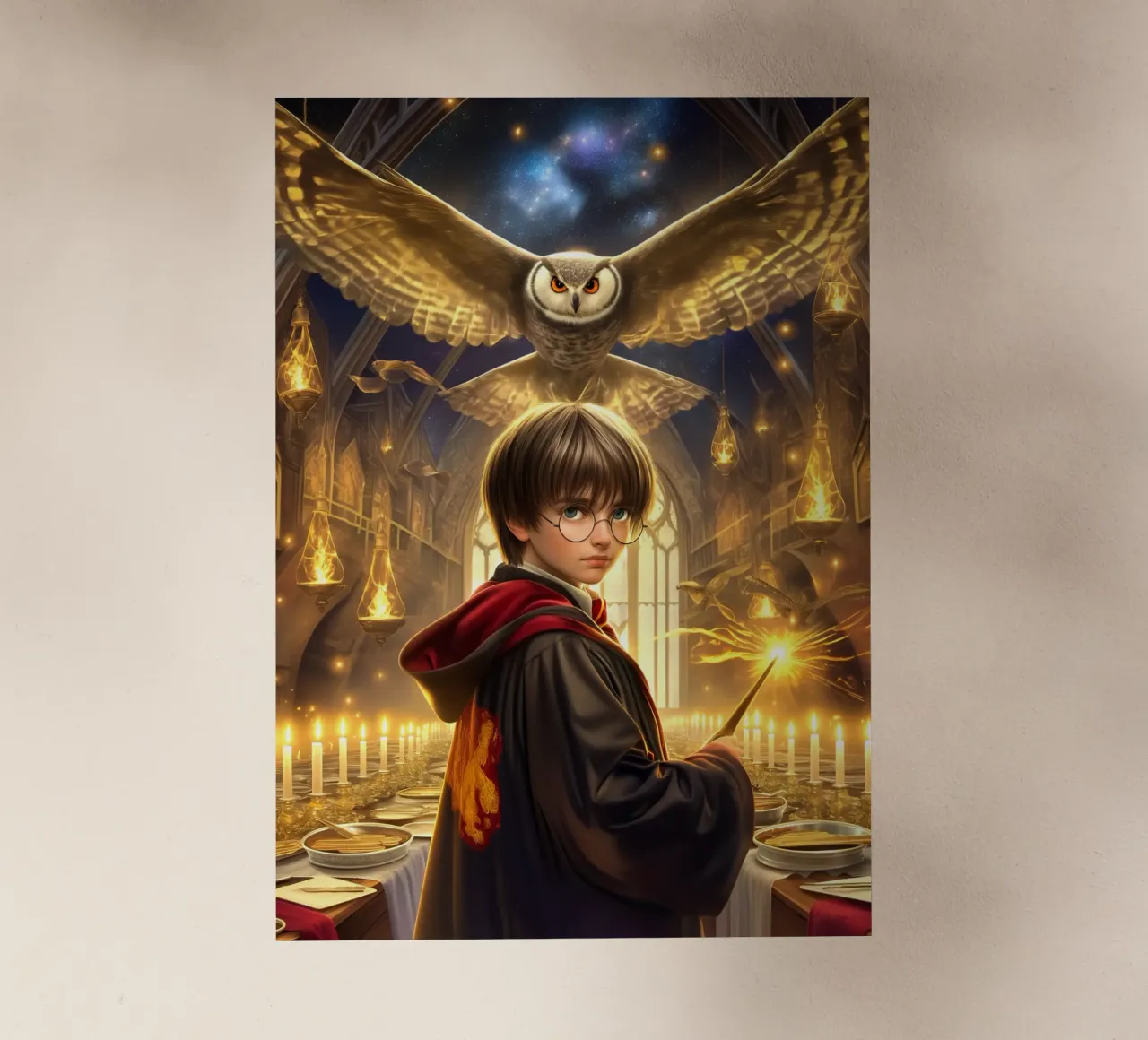 Harry Potter pellicola backlit da Voxel Visionaries