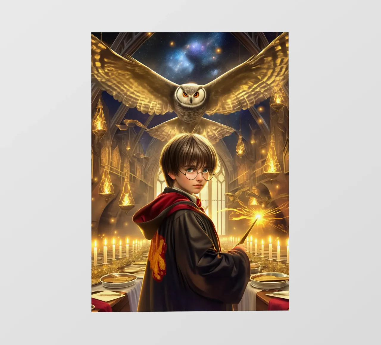 Harry Potter pellicola backlit da Voxel Visionaries
