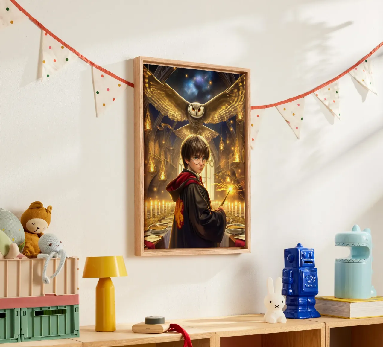 Harry Potter tela con Cornice a cassetta da Voxel Visionaries