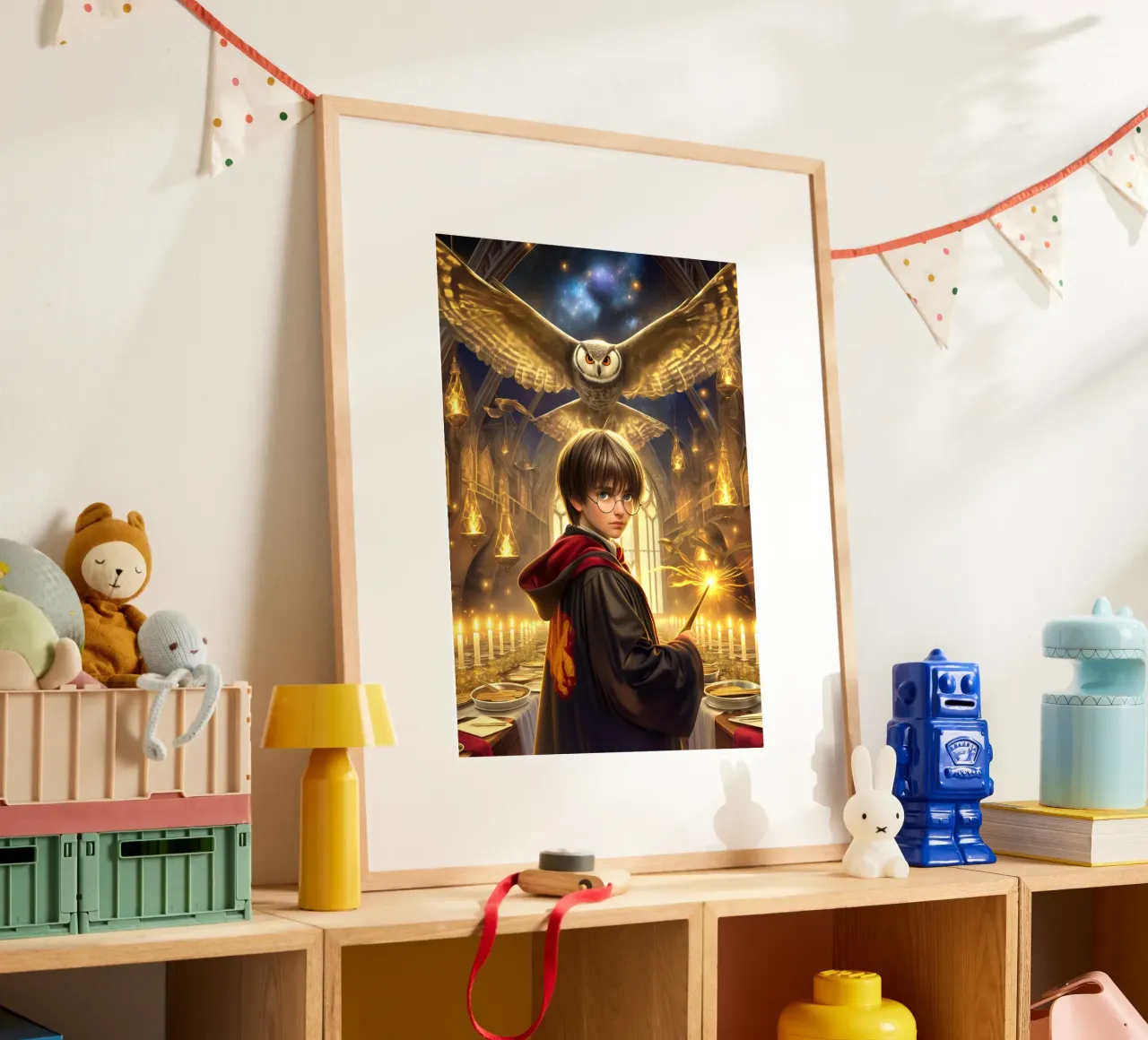 Harry Potter poster da Voxel Visionaries