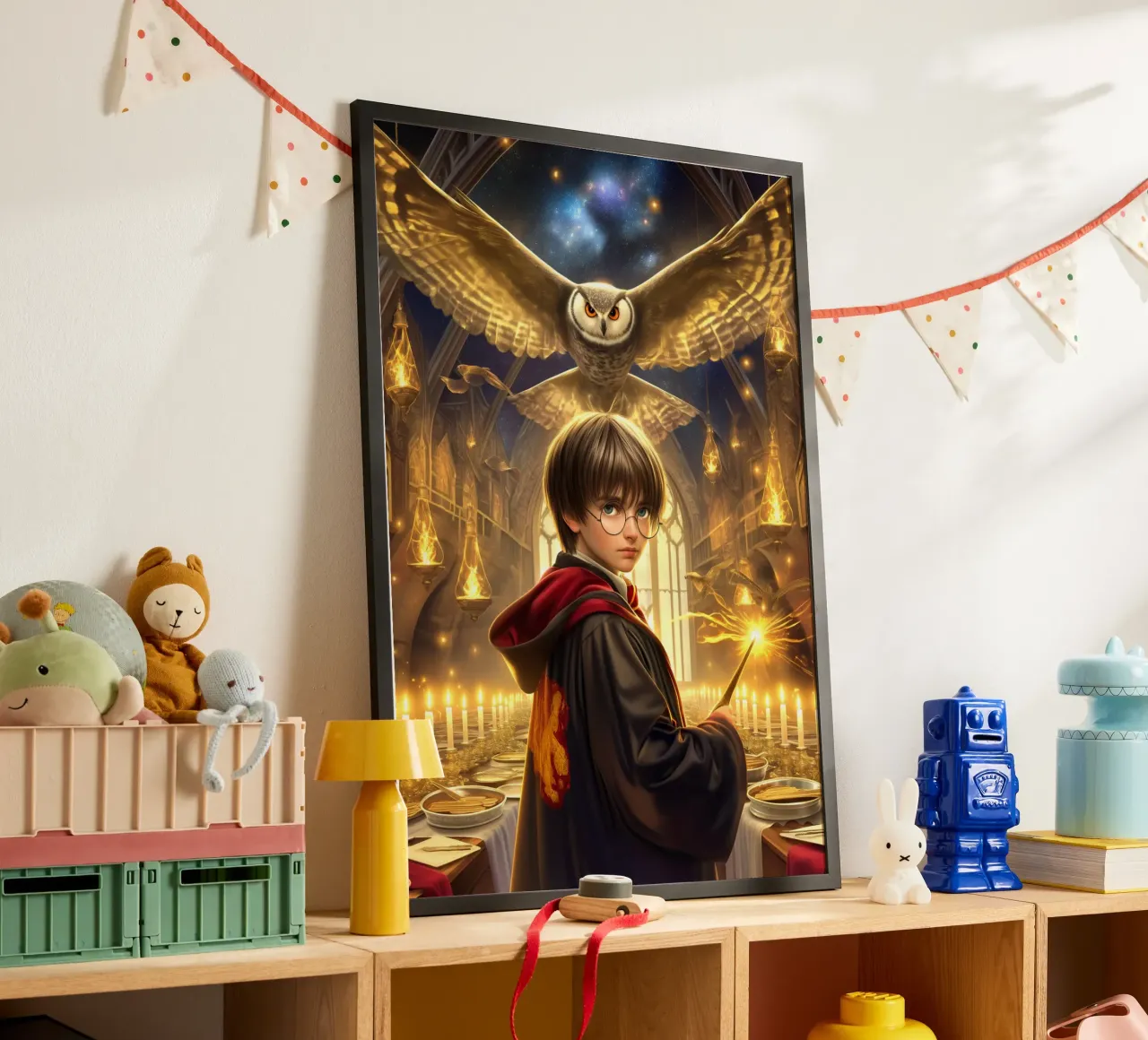 Harry Potter poster da Voxel Visionaries