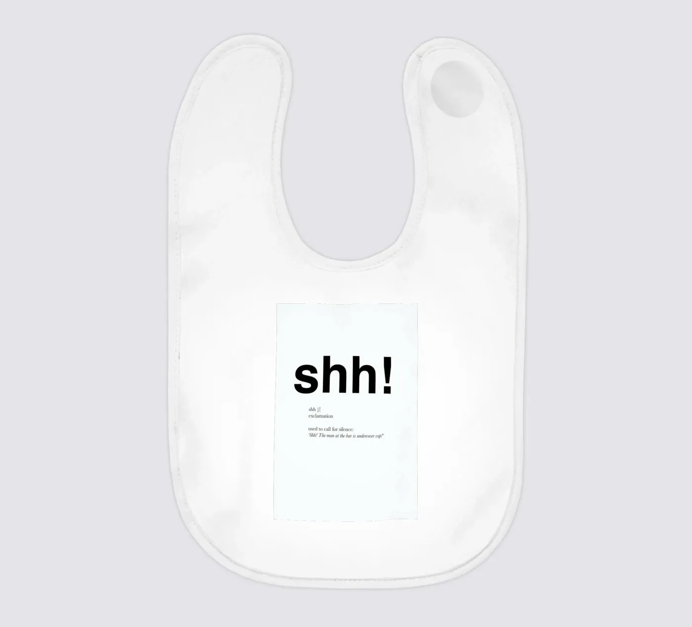 The shh interjection Babylätzchen von Matěj Kašpar Jirásek