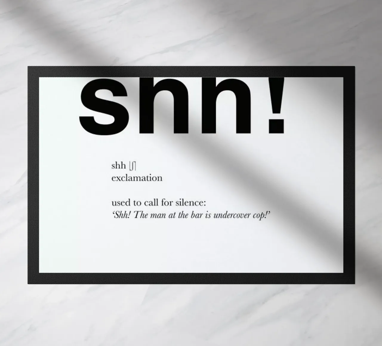 The shh interjection zerbino da Matěj Kašpar Jirásek