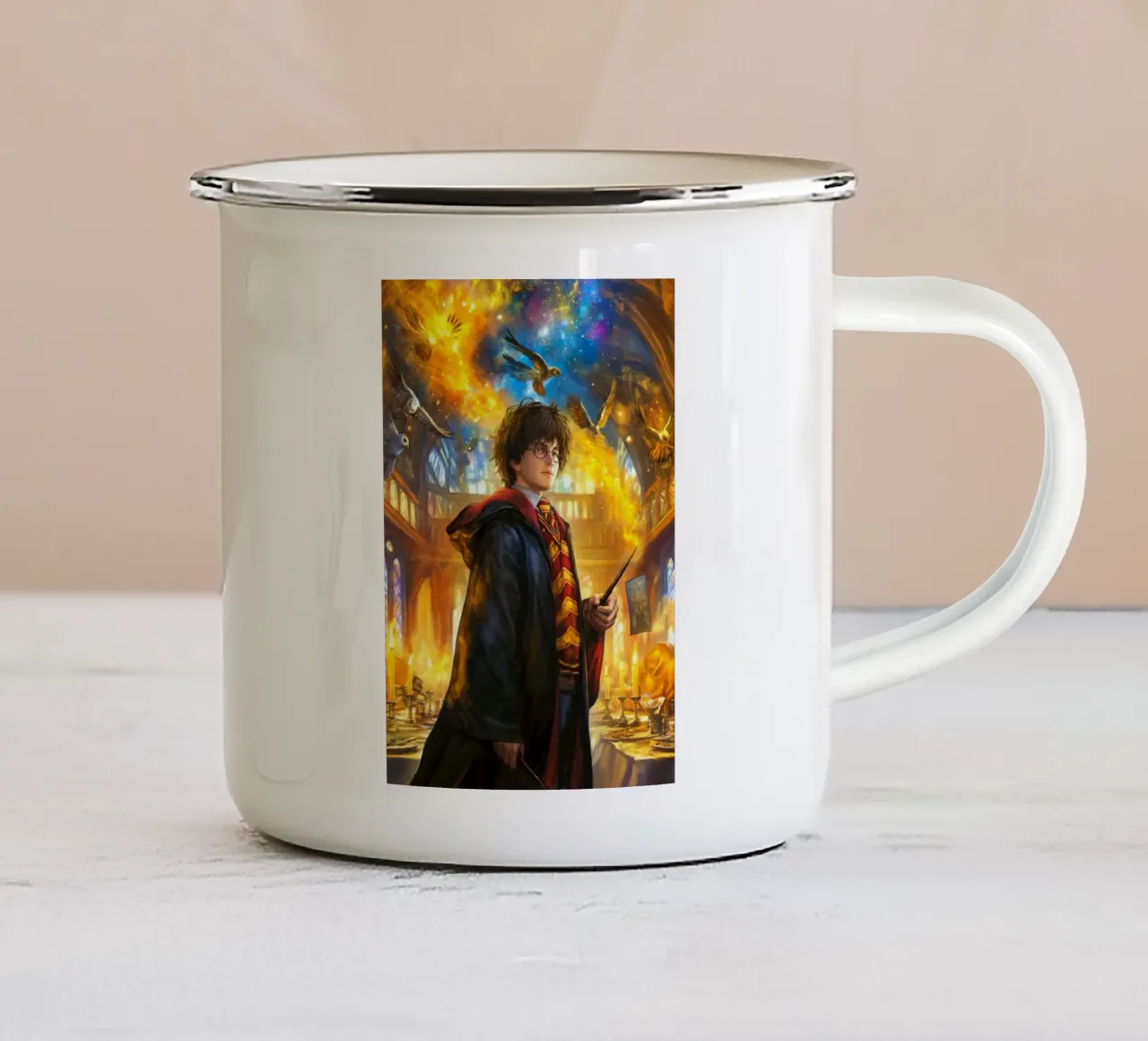 Harry Potter tazza in smalto da Voxel Visionaries