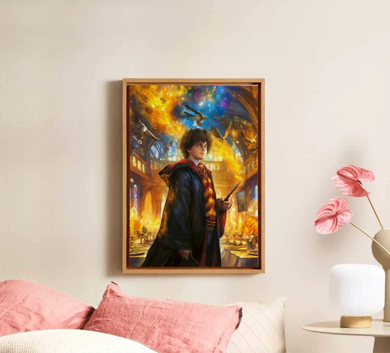 Harry Potter tela con Cornice a cassetta da Voxel Visionaries