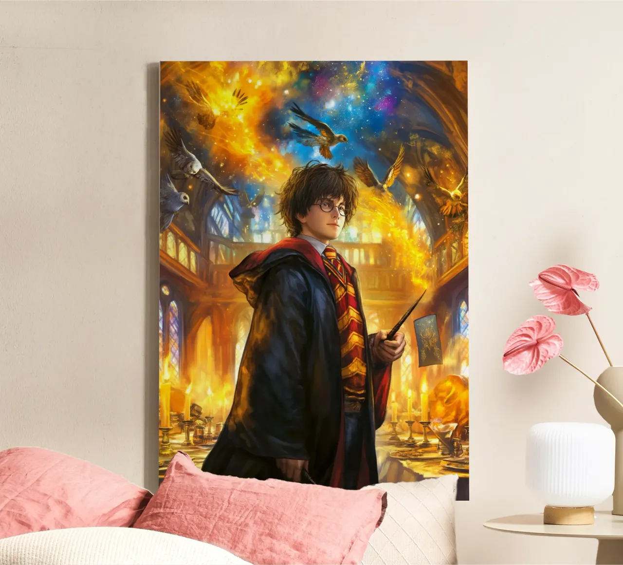 Harry Potter tela con Cornice a cassetta da Voxel Visionaries