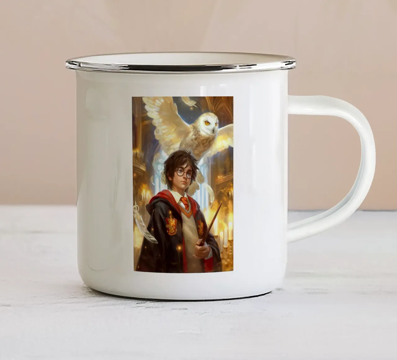 Harry Potter tazza in smalto da Voxel Visionaries