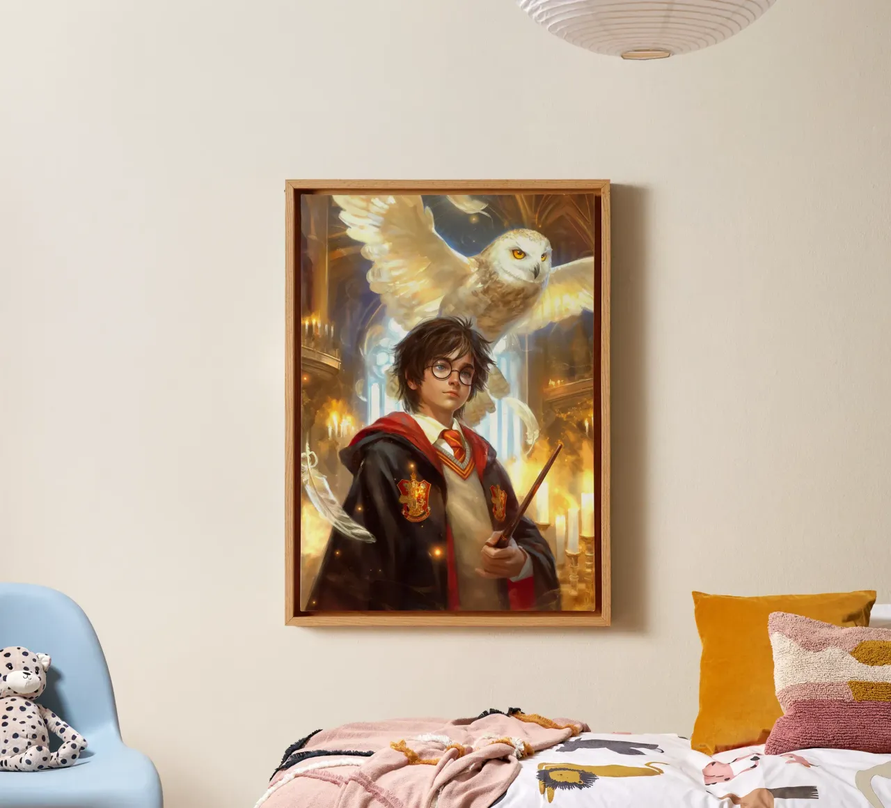 Harry Potter tela con Cornice a cassetta da Voxel Visionaries