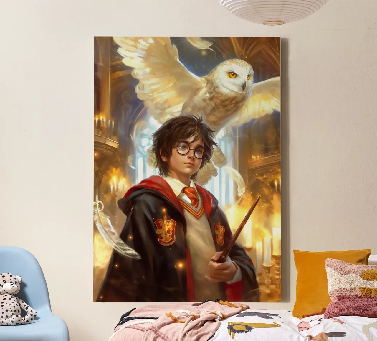 Harry Potter tela con Cornice a cassetta da Voxel Visionaries