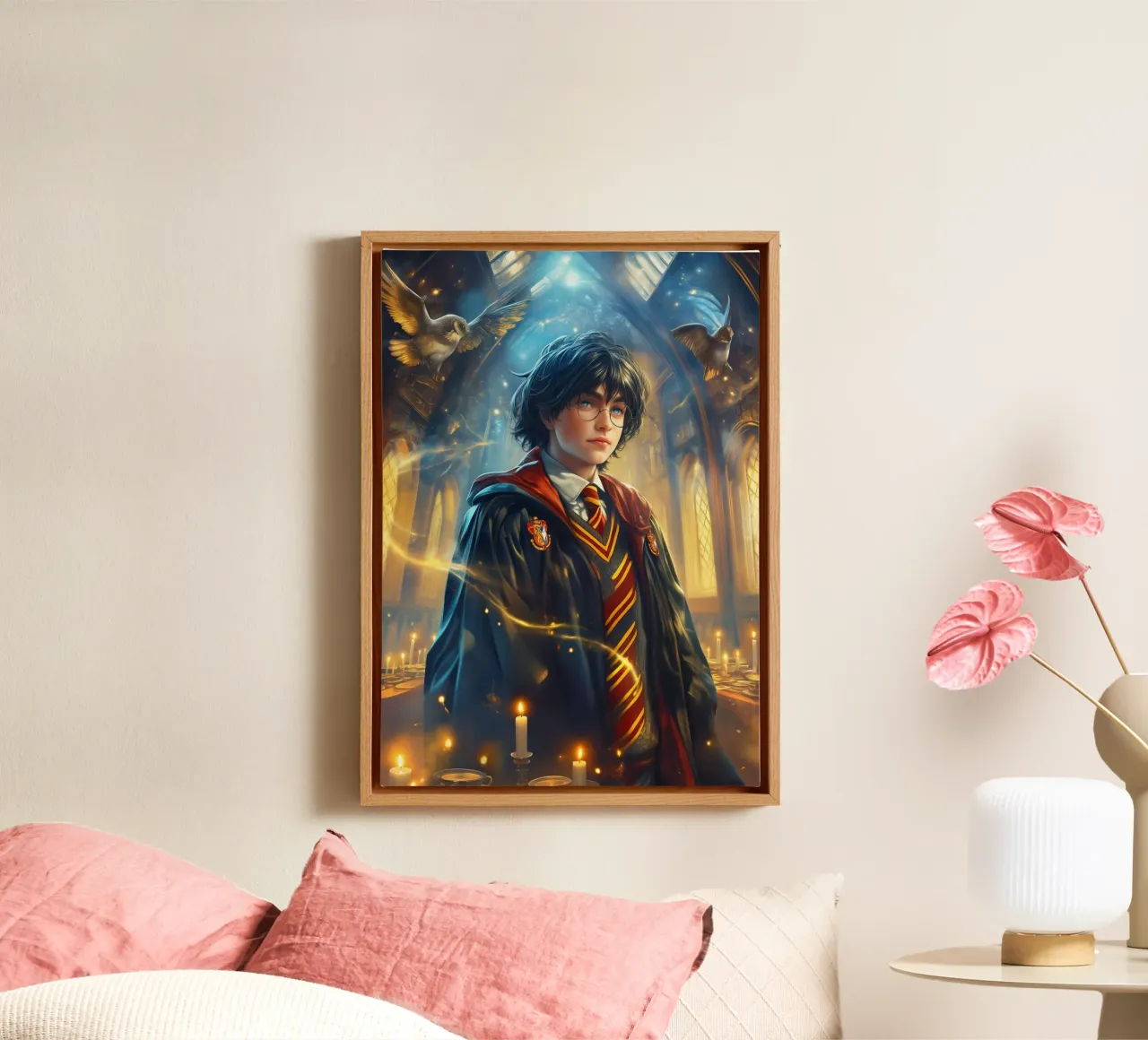 Harry Potter tela con Cornice a cassetta da Fleur de Lys