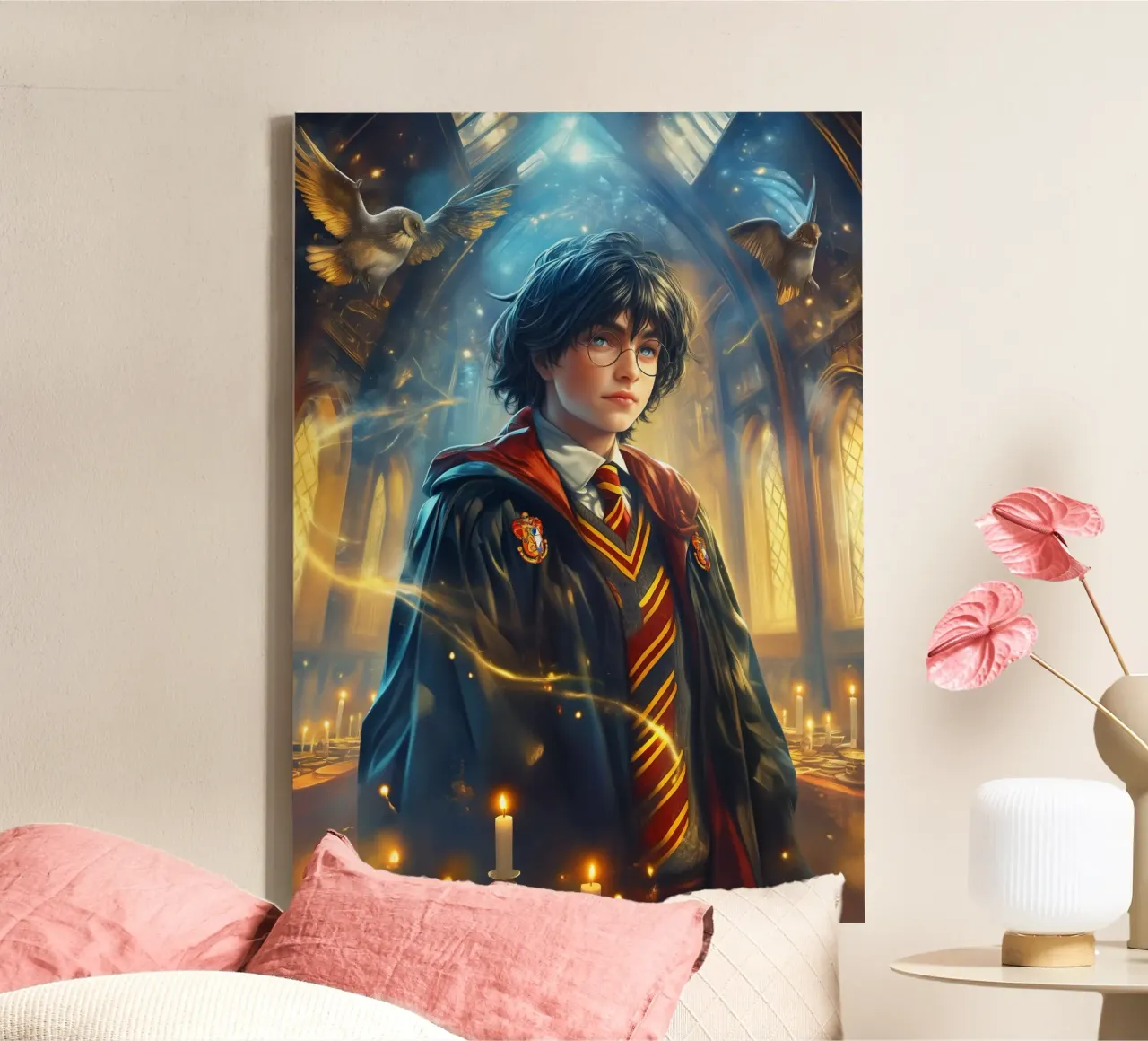 Harry Potter tela con Cornice a cassetta da Fleur de Lys