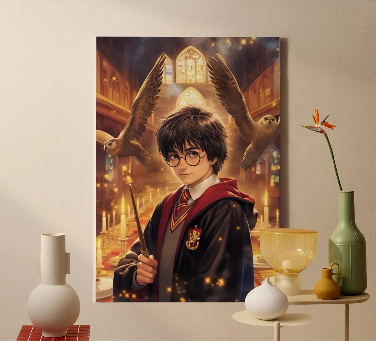Harry Potter tela con Cornice a cassetta da Fleur de Lys