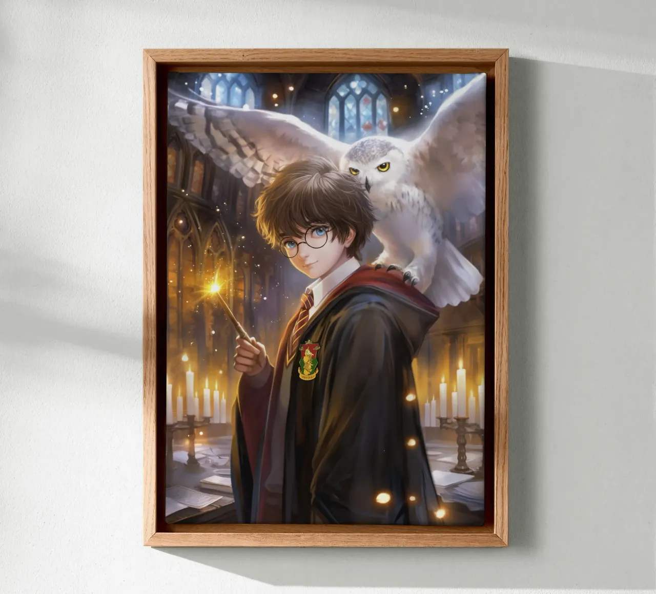 Harry Potter tela con Cornice a cassetta da Fleur de Lys
