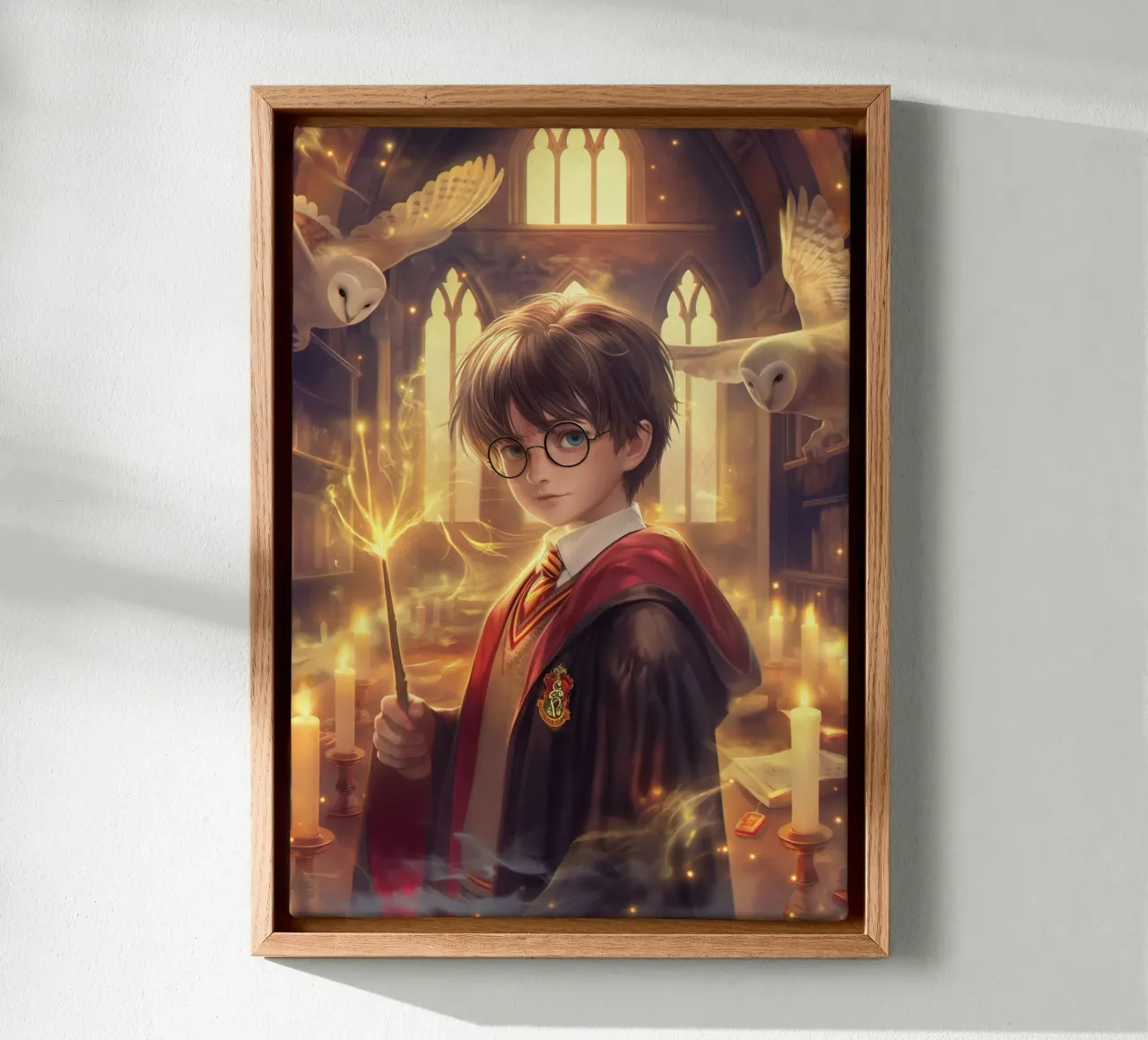 Harry Potter tela con Cornice a cassetta da Fleur de Lys