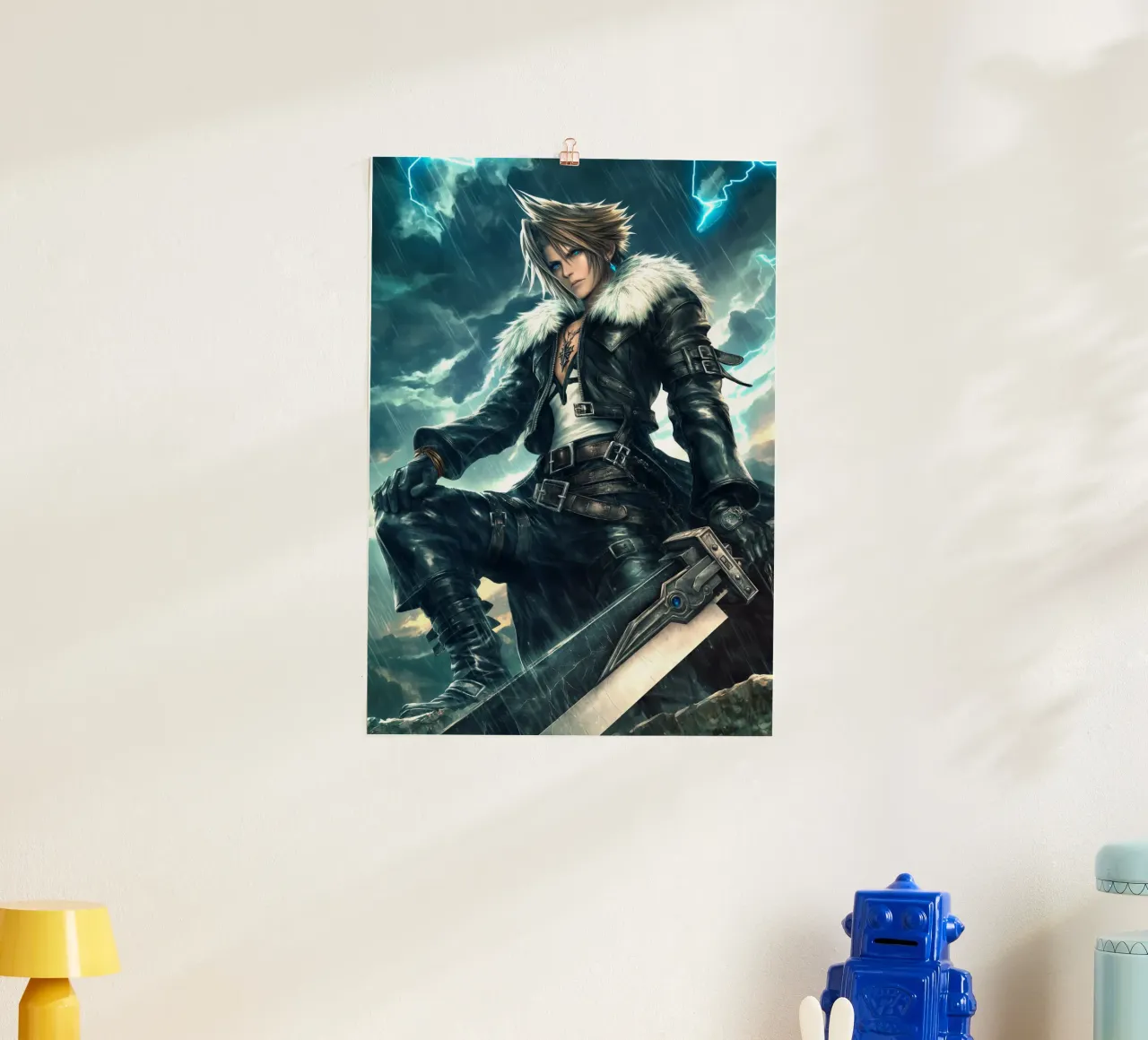 FFVIII FF8 Squall Leonhart Final Fantasy poster da Fleur de Lys
