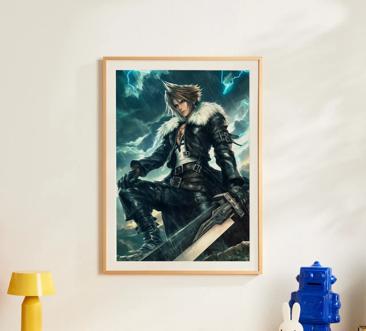 FFVIII FF8 Squall Leonhart Final Fantasy poster da Fleur de Lys