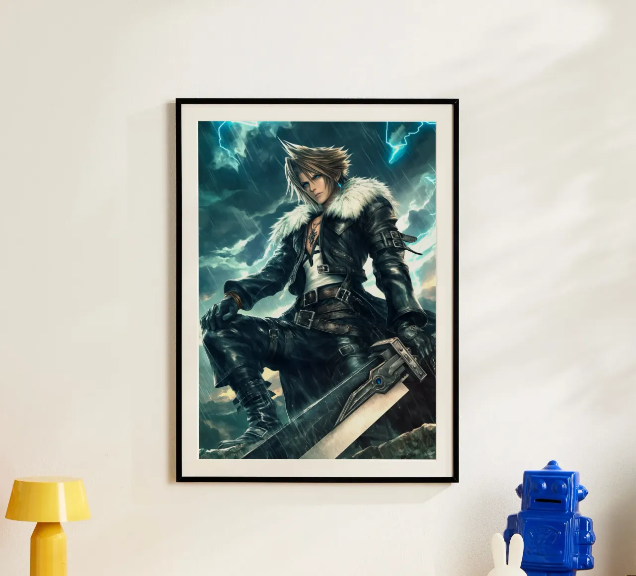 FFVIII FF8 Squall Leonhart Final Fantasy poster da Fleur de Lys